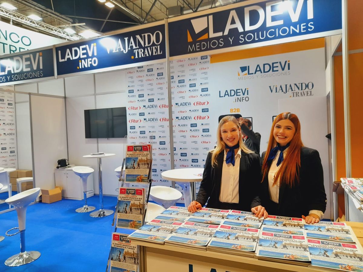 El stand de Ladevi en Fitur 2024.