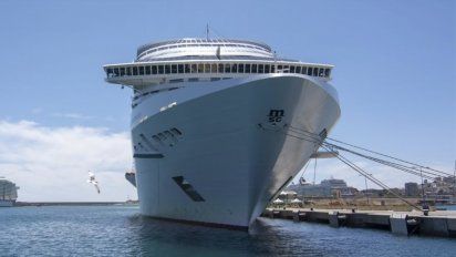 Uno de los cruceros de MSC
