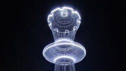 altText(Córdoba: inauguran en Río Ceballos la pieza de ajedrez más grande del mundo)}