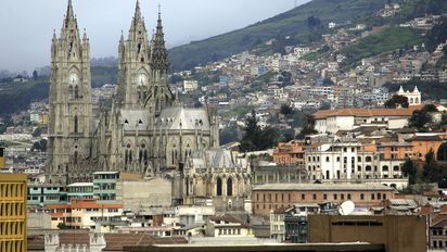 Quito promociona sus principales atractivos turísticos en Fitur 2024.
