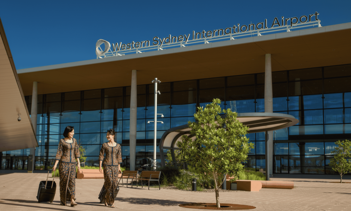 Aeropuerto de Western Sídney, el más moderno de Australia, contará con vuelos directos a Singapur operados por Singapore Airlines.