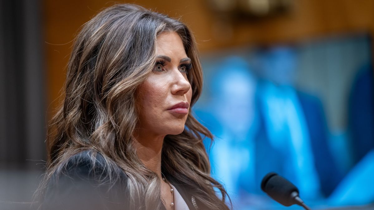 Kristi Noem, secretaria de Seguridad Nacional de Estados Unidos. 