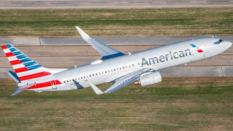 Uno de los Boeing 737NG de American Airlines