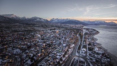 Bariloche: las postales de la primera nevada de 2023