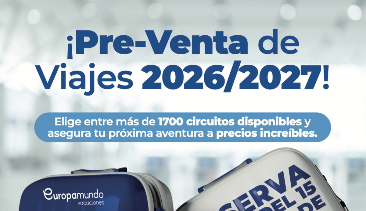 Pre-venta 2026-2027 de Europamundo.