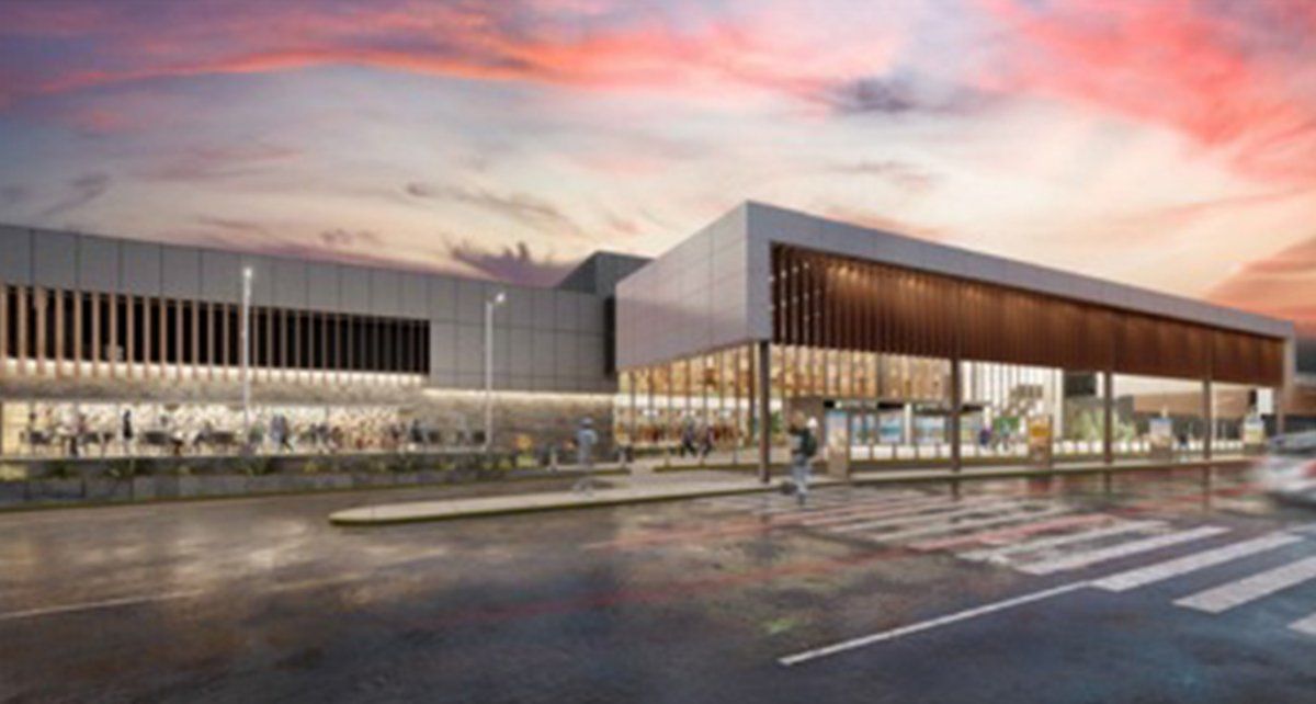 Imagen renderizada: así se verá el nuevo edificio terminal del aeropuerto de Salta, desde el Exterior.