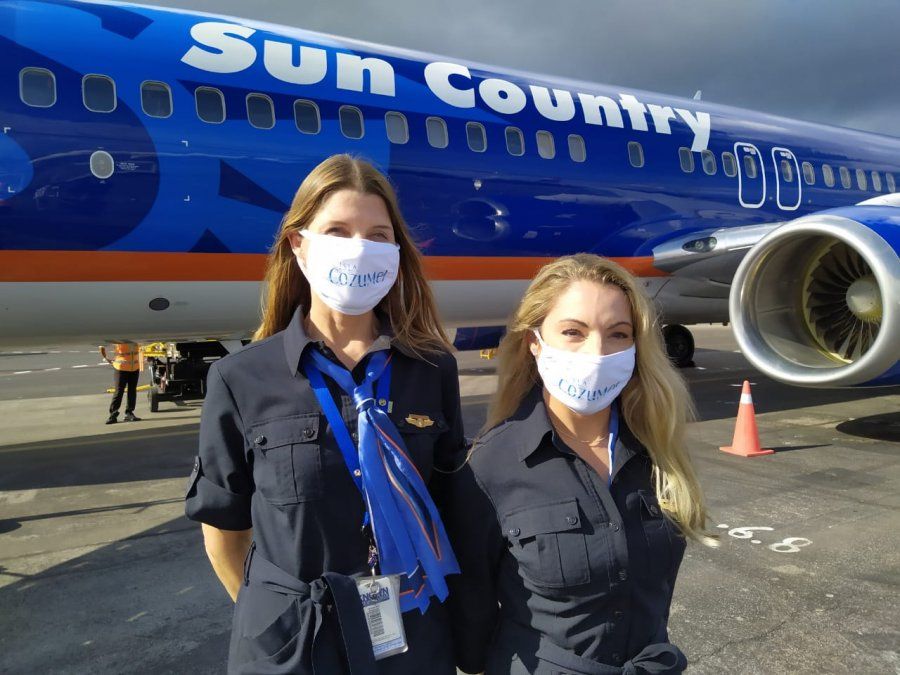 Suncountry será una de las aaerolíneas que operen en el Caribe mexicano durante el invierno.
