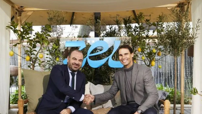 Rafa Nadal y Gabriel Escarrer, CEO de Meliá