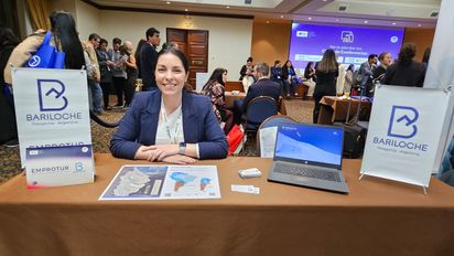 Martina Gelardi, representante de Bariloche en la 4° Convención del Grupo GEA.