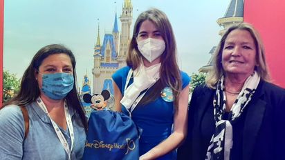 En el stand de Ladevi se lució una enorme imagen de Walt Disney World Resort, hubo un código QR para descargar un folleto interactivo y se realizaron sorteos.