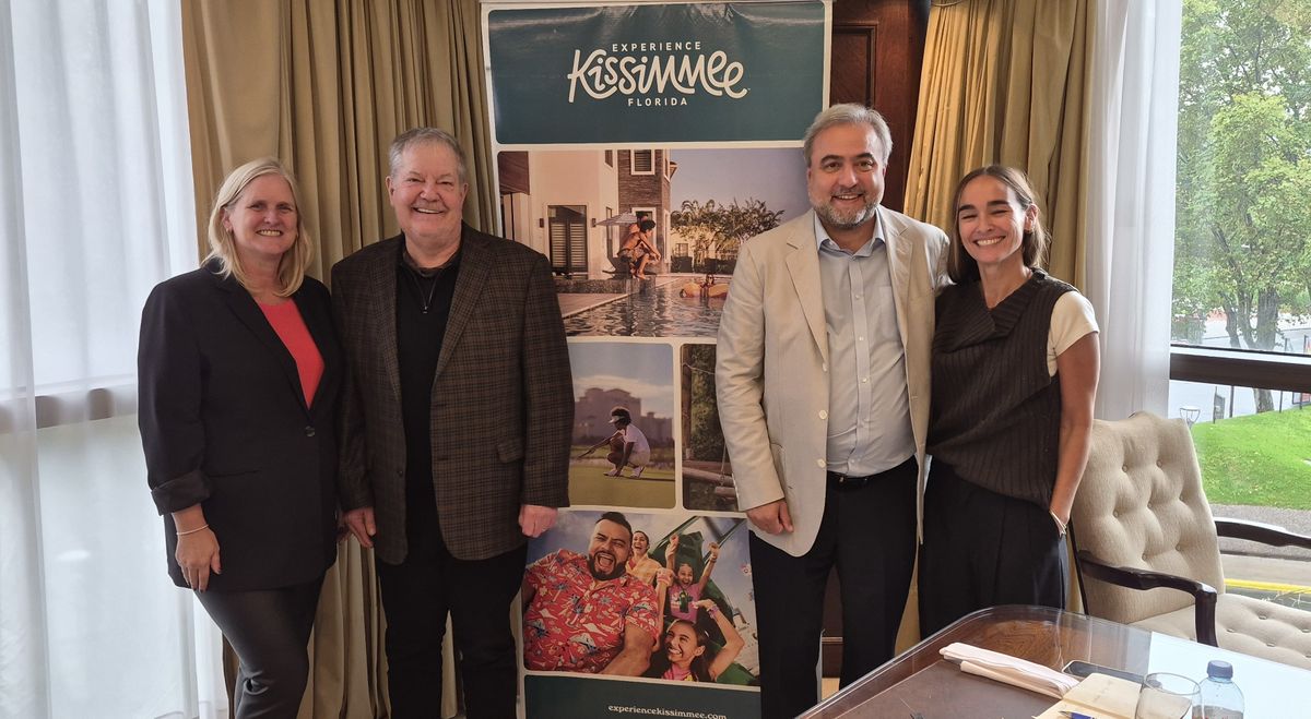 Kissimmee en Buenos Aires: Micaela Poole, DT Minich, Alex Obaditch y Alicia Nogueira.