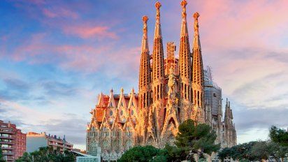 Sagrada Familia de Barcelona, en Cataluña.