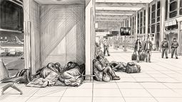 Aeropuerto de Santiago: Madrid-Barajas, el mayor aeropuerto de España, vivió una crisis con personas en situación de calle en 2025.