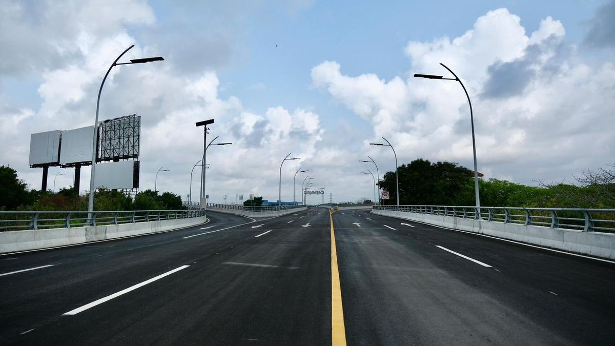 El Puente Vial Nichupté conecta la zona hotelera de Cancún con la zona habitacional.&nbsp;