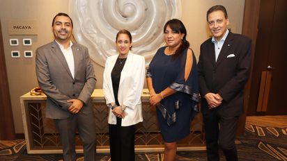 El equipo de Iberostar compuesto por Yoanki Nieves, Dayana Vargas, Marlene Iannacone y Héctor Álvarez.