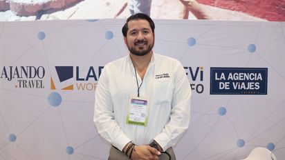 Aldo Gutiérrez, representante del destino Baja California.