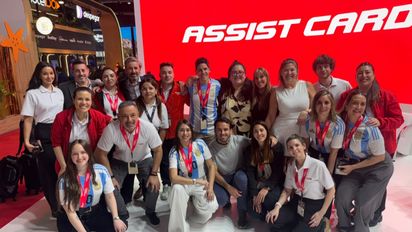 El equipo de Assist Card durante la reciente edición de FIT.