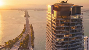 Boceto de como será el nuevo hotel de Anantara (Minor Hotels) en Miami