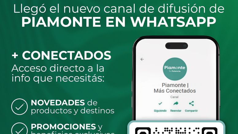 Piamonte Turismo: más servicio para los agentes de viajes.