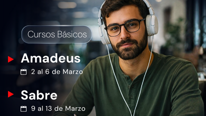 Tucano Tours: Cursos sobre Amadeus y Sabre durante marzo.