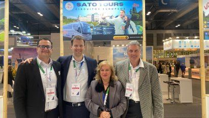 En Fitur, el equipo de Sato Tours presentó su programación 2025/2026. Propuestas y experiencias, nuevas y novedosas en Europa.