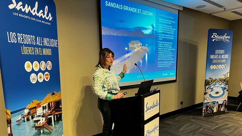 Arlenes García, directora de ventas y marketing para Latinoamérica de Sandals & Beaches Resort.