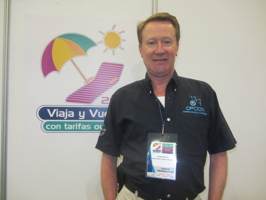 Octavio Rivero Loperena, director administrativo de Grupo Opción, organizadores de Outlet Viaja y Vuela.