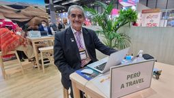 Publio Santander Castro, gerente general de Perú A Travel, en Fitur 2022.