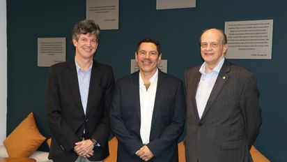 &nbsp;Mauricio Ramírez, presidente de GHL Hoteles, Héctor Mario Díaz, presidente CEO de Irotama Resort y Adolfo Scheel, director corporativo de Operaciones de GHL Hoteles.