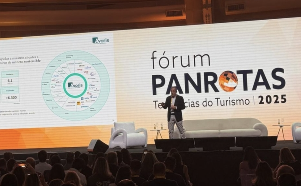 Juan Carlos Gonzalez, director general de Ávoris, en el Forum de Panrotas 2025.