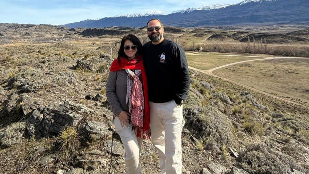 Jacqueline Vergara con Alvaro Fuentes de AF Viajes. 