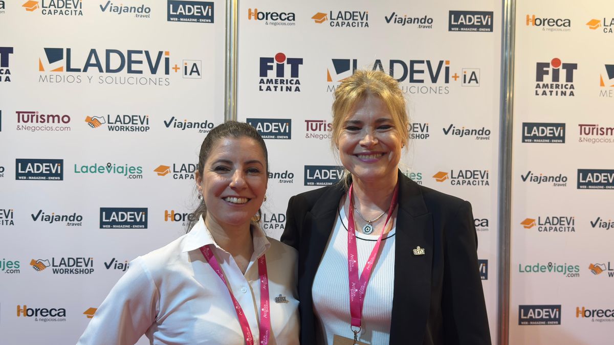 Jorgelina Casella, ejecutiva comercial de GEIST Operadora de Turismo; y Mariel Alina Regiardo, encargada de producto, operaciones y ventas. Jorgelina Casella, ejecutiva comercial de GEIST Operadora de Turismo; y Mariel Alina Regiardo, encargada de producto, operaciones y ventas.