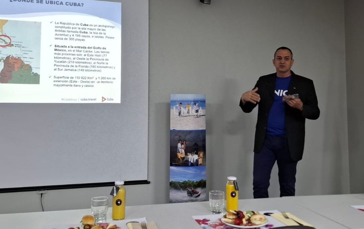 José Antonio Aguilera, consejero de turismo de Cuba para el Cono Sur.