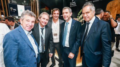 Autoridades de Fehgra, junto a Daniel Scioli, presentaron la nueva edición del certamen gastronómico.