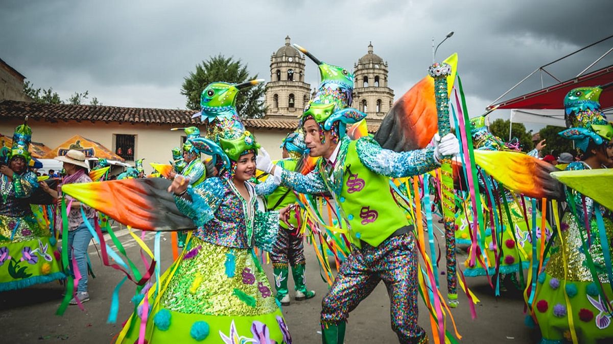 Cajamarca así se vivió el inicio del carnaval