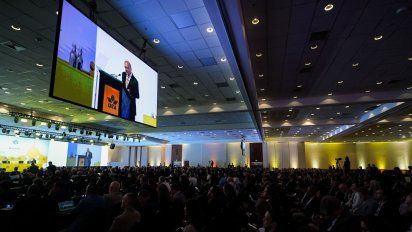 Imagen general de la 82da Asamblea General de la IATA en Río