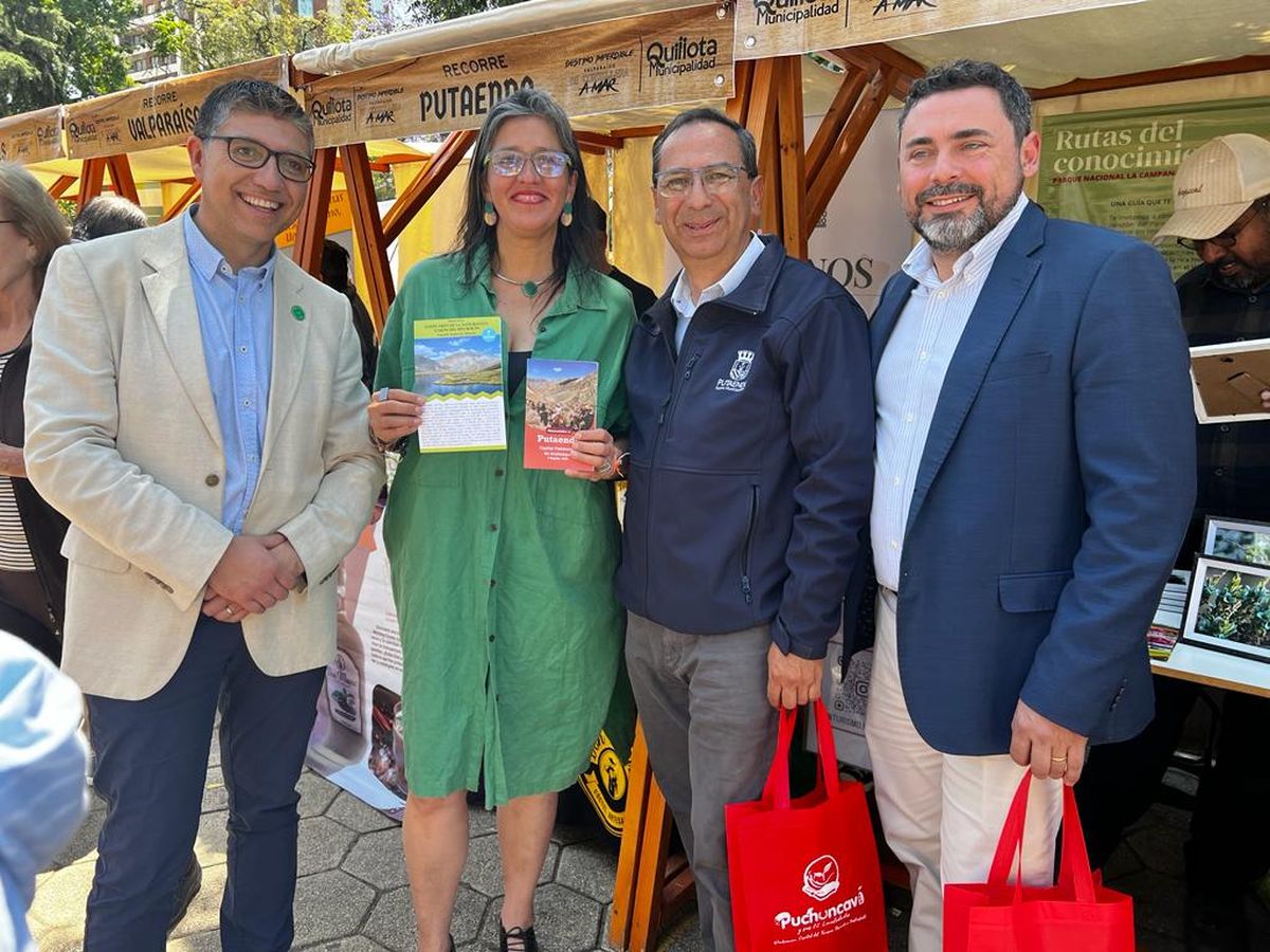  Marcelo Vidal, director Sernatur Valparaíso; Verónica Pardo, subsecretaria de Turismo; Mauricio Quiroz, alcalde de Putaendo; Francisco Godoy, gerente general en Corporación Regional de Turismo de la Región de Valparaíso.