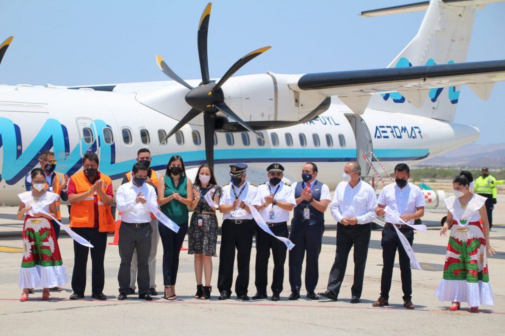 Aeromar estrenó una nueva ruta que conectará a La Paz.