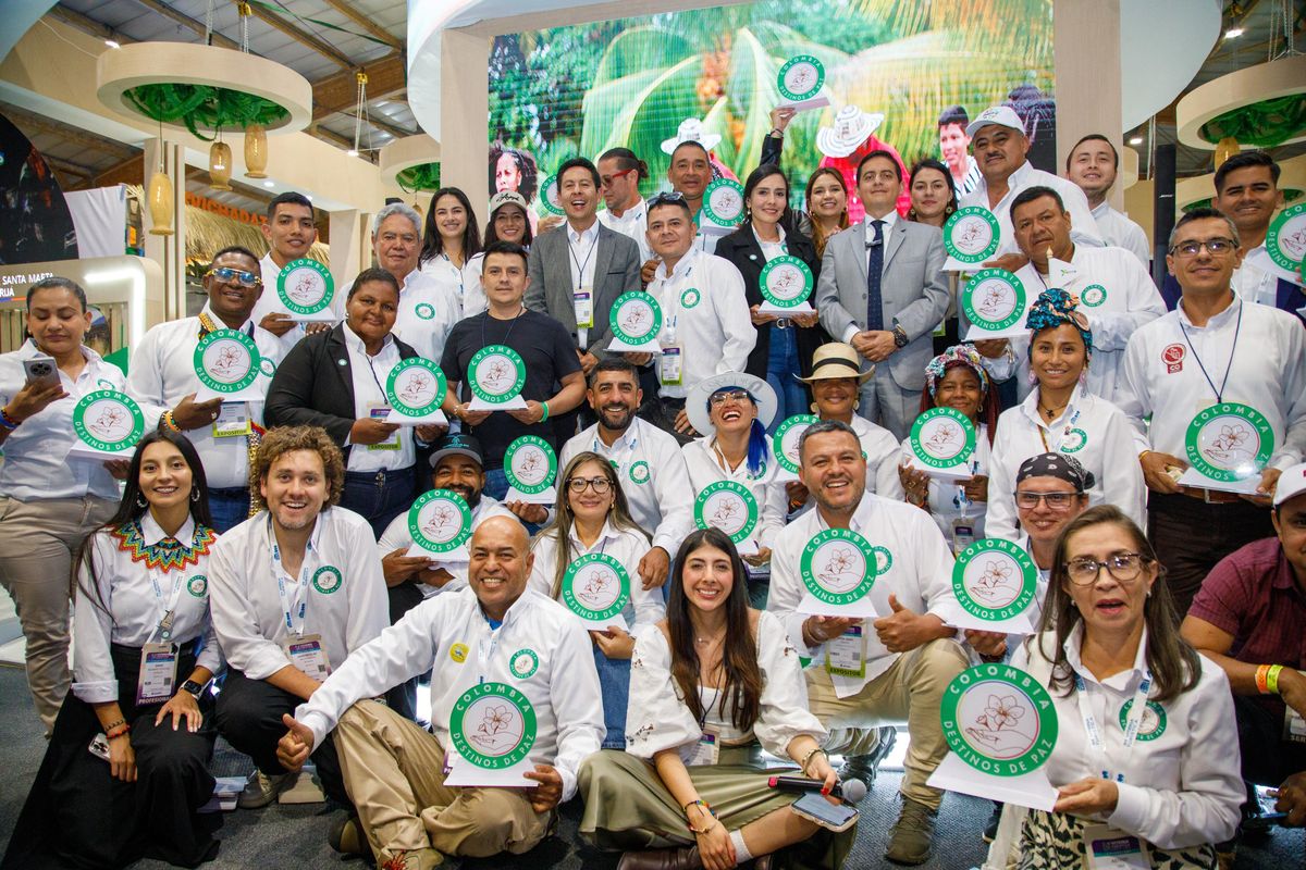 En el stand “Colombia, Destinos de Paz”, 80 emprendedores presentan cómo el turismo está transformando sus territorios.