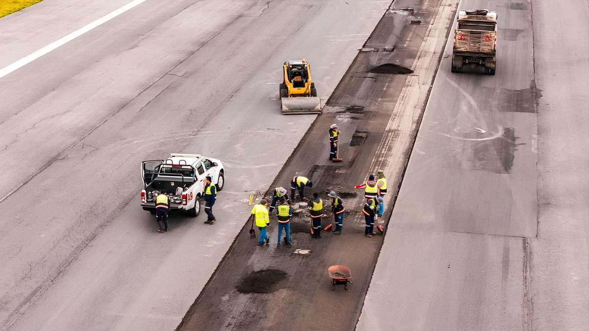 Pista del Aeropuerto Internacional Mariscal Sucre de Quito. 