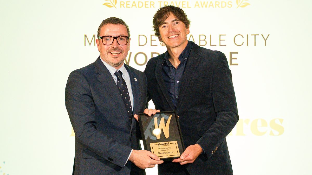 &nbsp;Fernando Amer, director de Promoción Turística de la entidad, recibió el reconocimiento de Wanderlust.