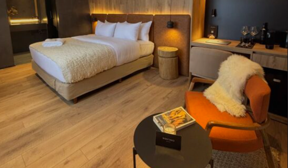 Calidez y amplitud en Montano Hotel Suites, en El Calafate.