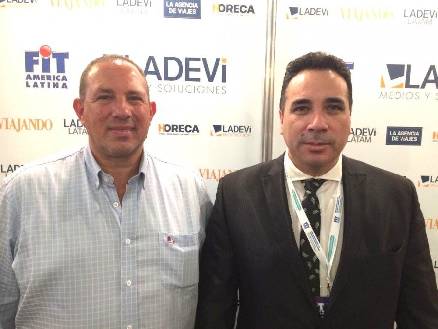 Alejandro Kelman, propietario de Mansión Tango; y Rolando Aquino, gerente general del establecimiento.