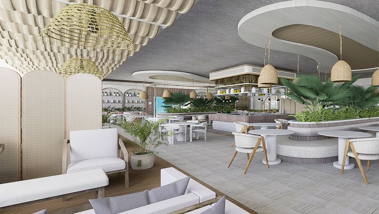 Latitud 18 cuenta con los hoteles Marriott y Aloft. El complejo se inauguró en Santo Domingo.