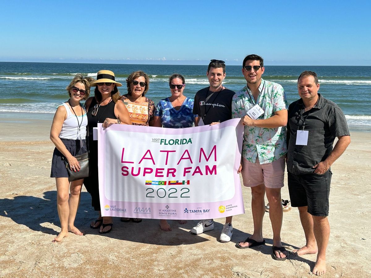 Uno de los grupos del mega fam de Visit Florida recorrió Fort Lauderdale, antes de dirigirse a St. Pete y Clearwater.