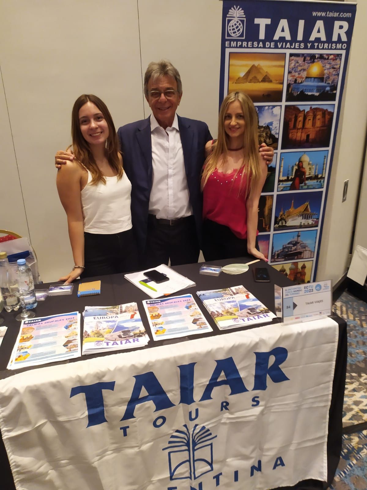 Los ejecutivos de Taiar presentes en ECTU 2023.