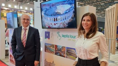 Celestino Ciacciarelli y Samantha Bechara, de Leptistour.