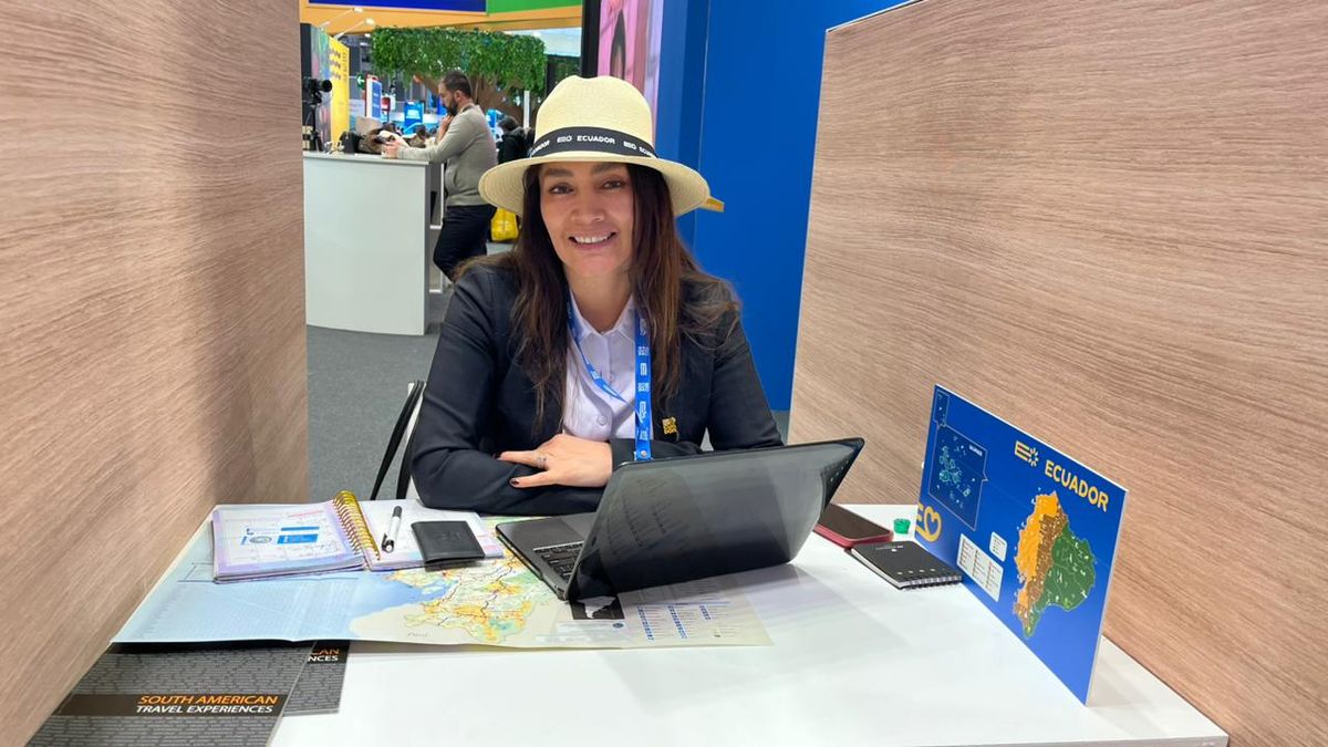 Ligia Gómez, gerente general del tour operador Surtrek. Fitur 2026.