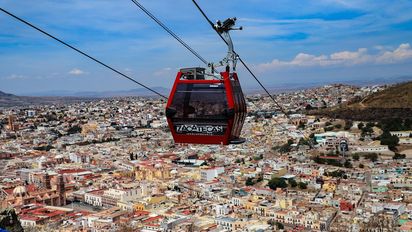 Disfruta de hermosas vistas desde estos teleféricos en México.