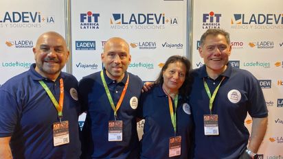 Grupo GEA: Marcelo Costa, director de nuevos mercados y negocios; Matias Duek, ceo para Latam; Maria Jose Boccardo, gerenta de producto y contrataciones; Marcelo Capdevila, presidente para Latinoamérica.